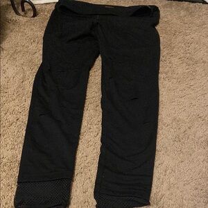 Women’s Black Mesh Bottoms- VS PINK